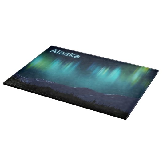 Planche À Découper Aurora Borealis - Alaska (Coin)