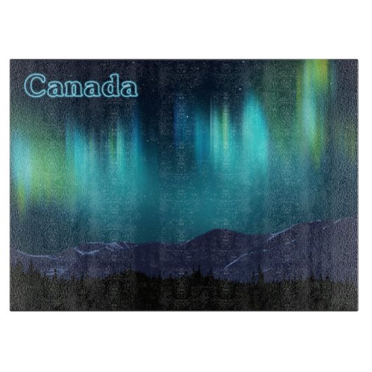 Planche À Découper Aurora Borealis - Canada (Devant)