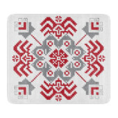 Planche À Découper Auseklis letton Médaillon géométrique d'art popula (Devant)