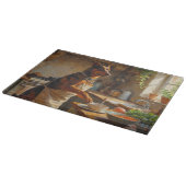 Planche À Découper Australian Kelpie Cooking in Kitchen (Coin)