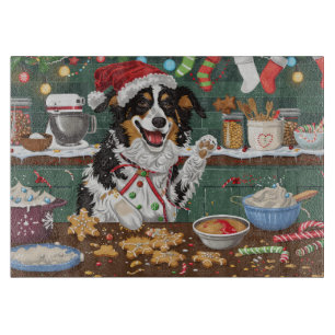 Planche À Découper Australian Shepherd Fête de fin d'année Biscuits d