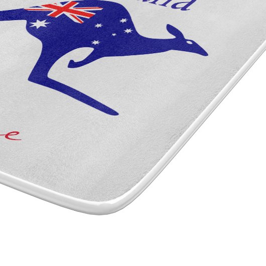 Planche À Découper Australie Drapeau Kangaroo Thunder_Cove (Coin)