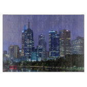 Planche À Découper Australie, Victoria, Melbourne, skyline le long (Devant)
