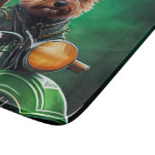 Planche À Découper Australien Terrier conduite vélo St. Patrick's Day (Coin)