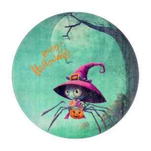 Planche À Découper Automne/araignée/sorcier/halloween