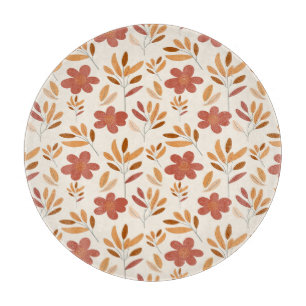 Planche À Découper Automne Automne Automne Motif Floral