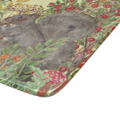 Planche À Découper Automne Automne Écureuil forestier Feuille Russe J (Coin)