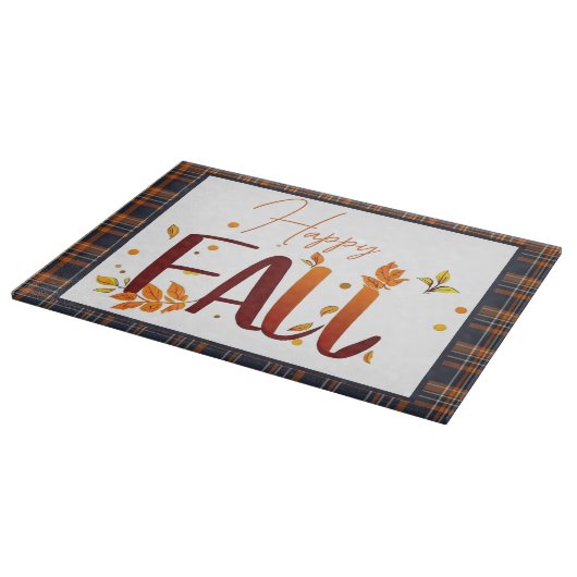 Planche À Découper Automne/Automne/Feuille/Plaid (Coin)