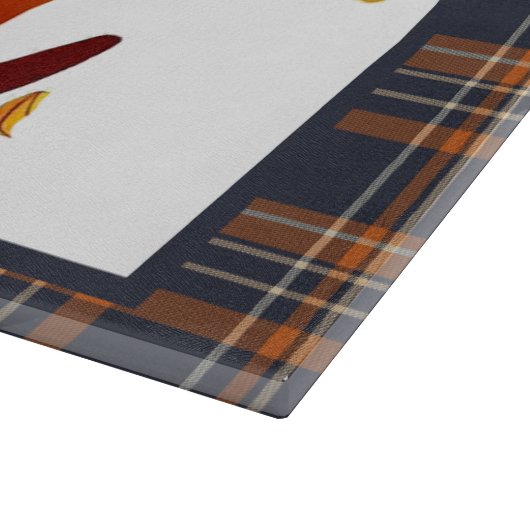 Planche À Découper Automne/Automne/Feuille/Plaid (Coin)