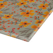 Planche À Découper Automne Automne Floral Motif Sage Vert (Coin)