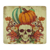 Planche À Découper Automne/Automne/Halloween/citrouille/squelette (Devant)