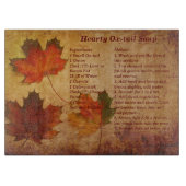Planche À Découper Automne Automne Recette Thème (Devant)