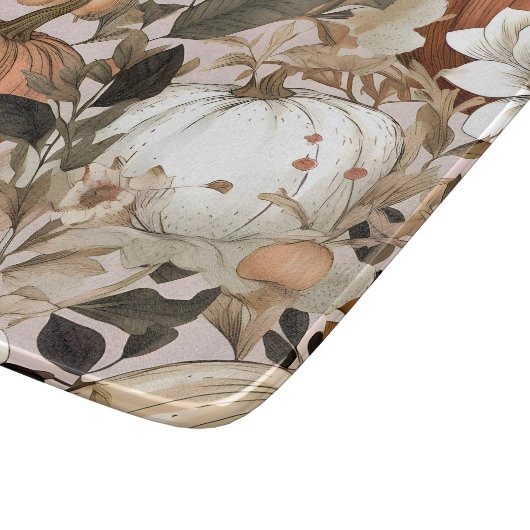 Planche À Découper Automne / Automne Thanksgiving citrouilles (Coin)