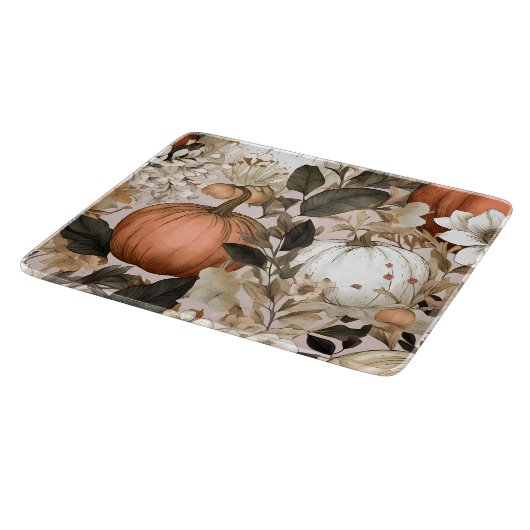 Planche À Découper Automne / Automne Thanksgiving citrouilles (Coin)