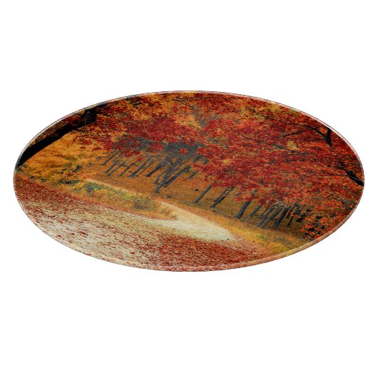 Planche À Découper automne dans la forêt (Coin)