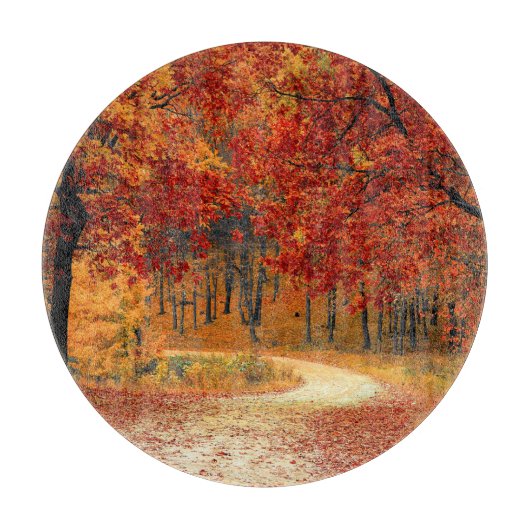 Planche À Découper automne dans la forêt (Devant)