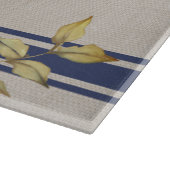 Planche À Découper Automne Feuilles d'or & Récolte Berry sur mesure (Coin)