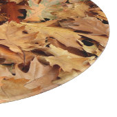Planche À Découper automne, feuilles sèches (Coin)