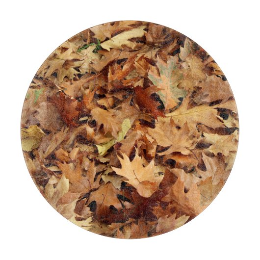 Planche À Découper automne, feuilles sèches (Devant)