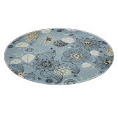 Planche À Découper Automne Floral : Design saisonnier élégant (Coin)