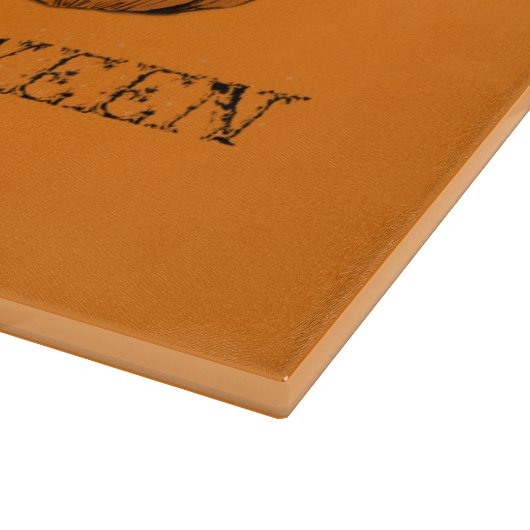 Planche à découper automne/Halloween/citrouille (Coin)