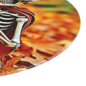 Planche À Découper Automne Skeleton Café Break Design (Coin)