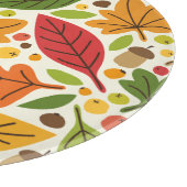 Planche À Découper Automne Thanksgiving Harvest Feuilles Chute (Coin)