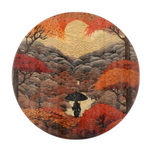 Planche À Découper automne Ukiyo-e Japon