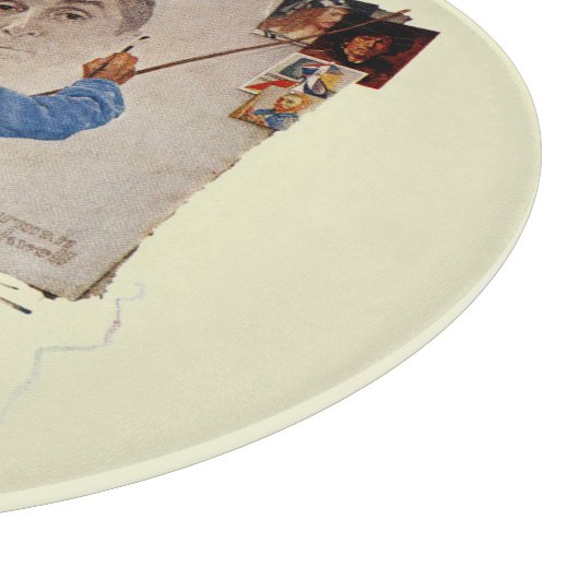 Planche À Découper Autoportrait triple (Coin)