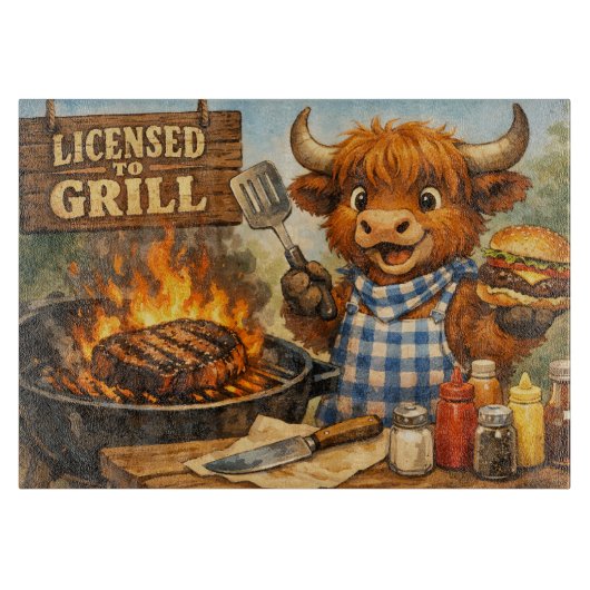 Planche À Découper Autorisé à griller (Devant)