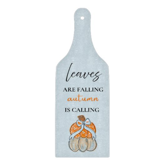 Planche À Découper Autumn Is Calling Pumpkin Glass Cutting Board (Devant)