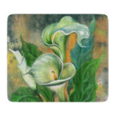 Planche à découper aux Calla Lilies (Devant)