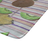 Planche à découper aux empreintes de pattes de chi (Coin)