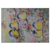 Planche à découper avec motoneiges mignonnes peint (Devant)