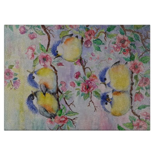 Planche à découper avec motoneiges mignonnes peint (Devant)