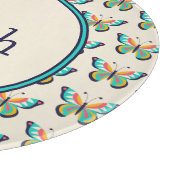 Planche À Découper Avec papillon de texte (Coin)