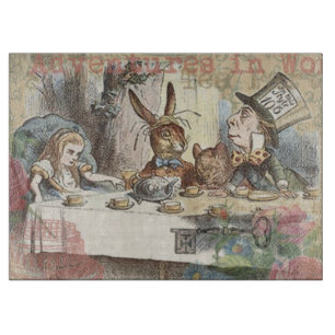 Planche À Découper Aventures d'Alice au pays des merveilles Art de la