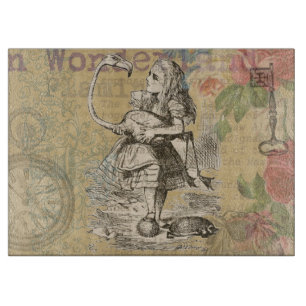 Planche À Découper Aventures d'Alice au pays des merveilles Flamant C