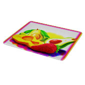 Planche À Découper Avocado tropical, fraise et mangue. Commandez dès  (Coin)