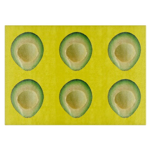 Planche À Découper Avocados Vert Jaune 4Donatella (Devant)