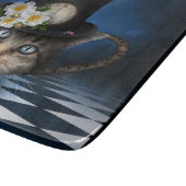 Planche À Découper Awesome Mad Hatter Teapot Chat Conception Whimsica (Coin)