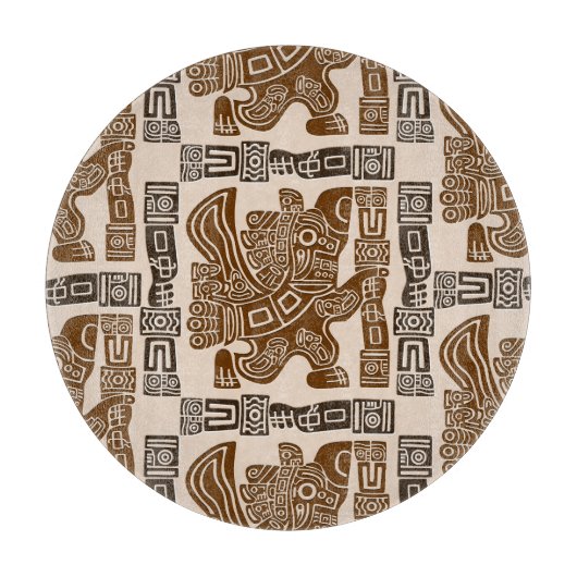 Planche À Découper Aztec Eagle Guerrier Tribal Art antique (Devant)