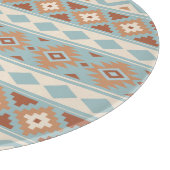 Planche À Découper Aztec Essence Ptn IIIb Blue Cream Terracottas (Coin)