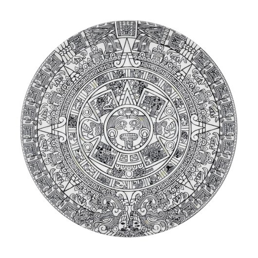Planche À Découper AZTEC OU MEXICA mexicaine (Devant)