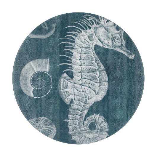 Planche À Découper Azure Seahorse Study I (Devant)
