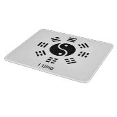Planche À Découper Ba Gua, huit trigrammes, Yin yang personnalisable (Coin)