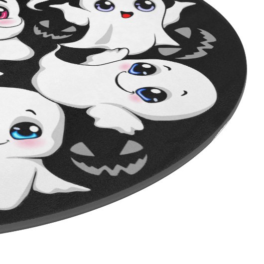 Planche À Découper Baby Ghosts Éffrayant mignon Halloween humeur (Coin)