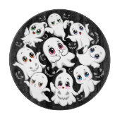 Planche À Découper Baby Ghosts Éffrayant mignon Halloween humeur (Devant)