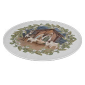 Planche À Découper Baby Jesus in the Manger Nativité Cutting Board (Coin)