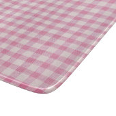 Planche À Découper Baby Pink Gingham Pattern (Coin)